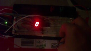 Arduino 7 Segment 4 Digit display with software multiplexing