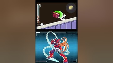 Mega Man Zero Collection (DS) - Easy Scenario Mission 25: Computer Zone 2 (Fairy Leviathan)