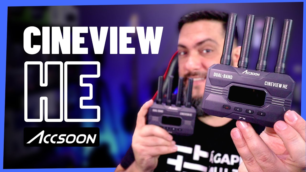 TRANSMISSOR HDMI (DUAL BAND) FULLHD 60FPS - CineView HE Accsoon