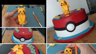 #Pikachu cake #Pikachu Birthday #Modelage Pikachu    GÂTEAU PIKACHU / CAKE DESIGN