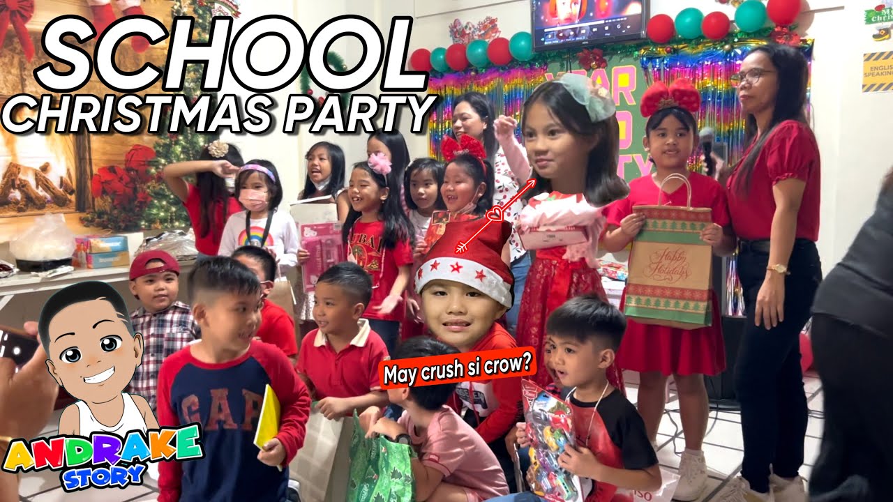 CHRISTMAS PARTY AT SCHOOL 2022 | ANDRAKE STORY