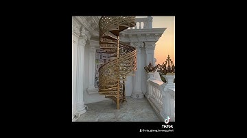 Siêu phẩm Cầu thang xoắn ốc nhôm đúc #cầu_thang_xoắn_ốc #cầu_thang_nhôm_đúc #zalo0772992996