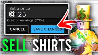 How To Sell Clothes On Roblox - Full Guide