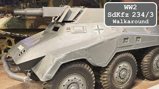 WW2 SdKfz 234/3 Heavy Armoured Car Walkaround