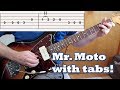 Surf guitar mr moto with tabs