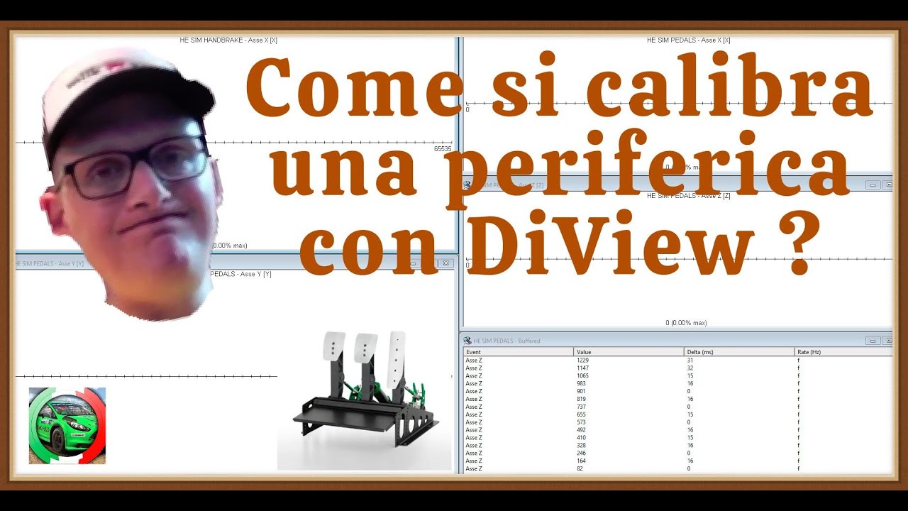 Calibrazione pedaliera e freno a mano con DiView 🔸 Andiamo a calibrare ...