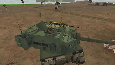 Battlefield 2: M109A6, new addon, soon available on moddb. Quick overview and bot (AI) operation