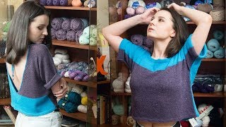 Вязание топа онлайн - часть 3. Наборный край. МАРАФОН. #SM Вязание топа онлайн - часть 3. Наборный край. МАРАФОН. #SM