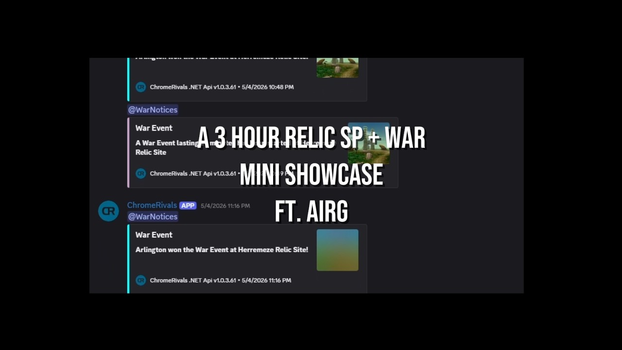 Wrinkles in a Year or Two: An SP + War Short ft. AirG