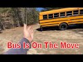 Life Vlog #10 moving the bus off the lawn