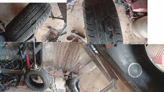 car tubeless tyre vulcanizing repair