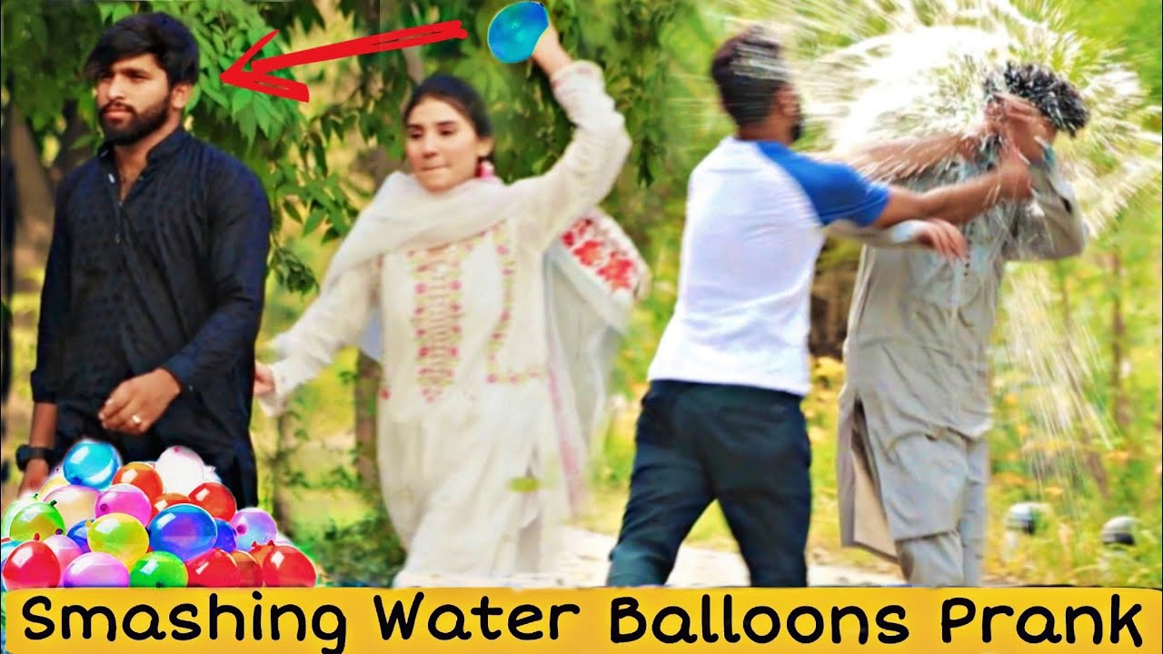 Water Balloon Prank@crazycomedy9838 - YouTube