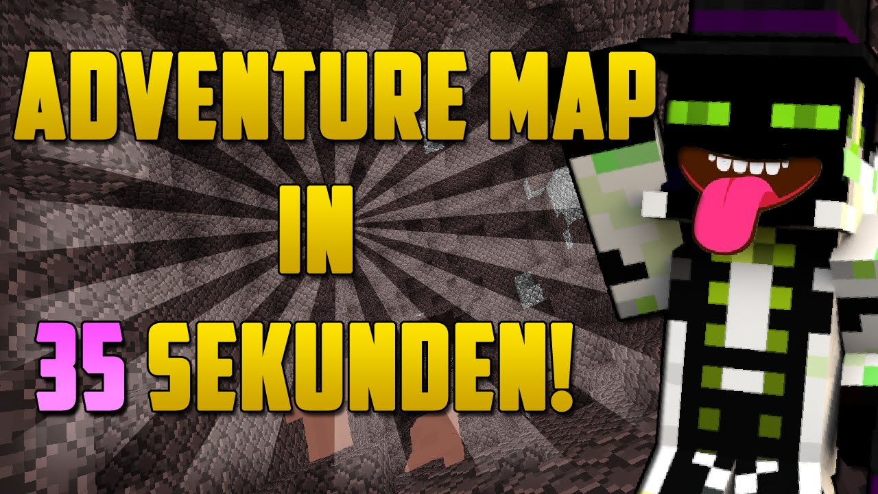 SPEEDRUN Adventuremap [35 Sekunden] - Minecraft Adventure Map [Deutsch ...