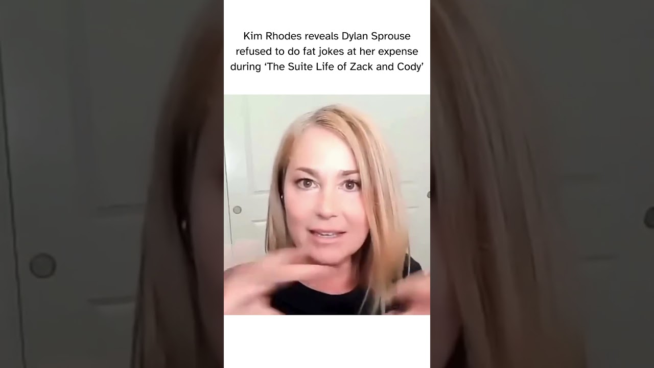 Kim Rhodes reveals Dylan Sprouse refused to do fat jokes at her expense 