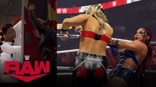 WWE 2K24 RAW XIA LI SENDS WENDY CHOO INSIDE THE AMBULANCE + XIA LI VS ZOEY STARK