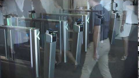 IDEMIA MorphoWave touchless fingerprint scanner for access control - high throughput