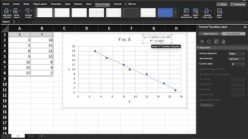 MDM4U - 3.0 - Statistics of Two Variables - B - Scatter Plots in Microsoft Excel