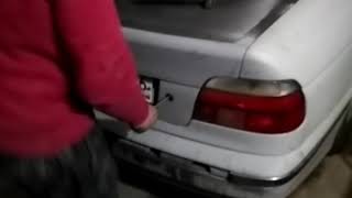 BMW E39 закрылся багажник без аккумулятора внутри как открыть