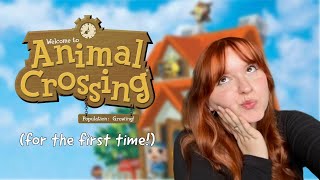 My first week in Animal Crossing (GameCube)