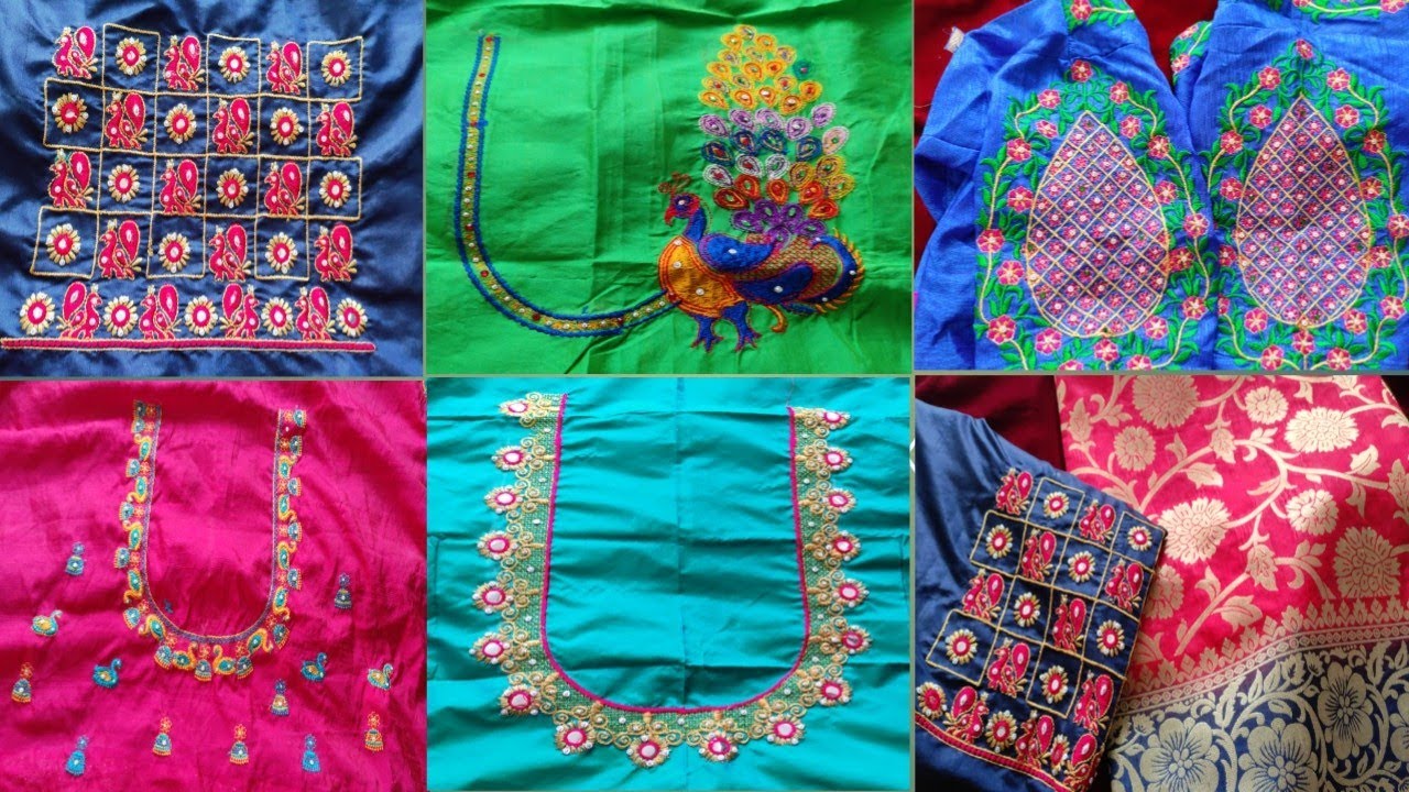 My new computerized work blouse designs // కంప్యూటర్ మిషన్