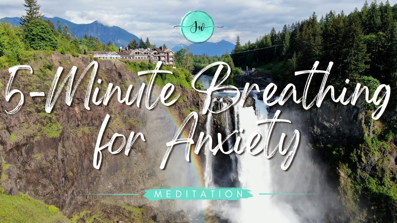 🧘🏻‍♀️ 5-Minute Guided Breathing Meditation for Anxiety - YouTube