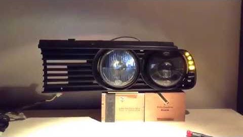 Sequential LED bar graph turn signal circuit