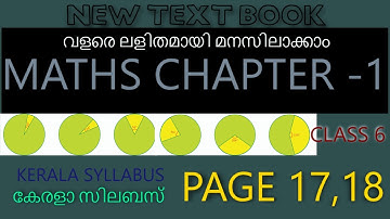 Class 6 | Maths|New Textbook 2025 /#Kerala Syllabus|Chapter 1 /Angles*കോണുകൾ / Page 17   /  Page 18