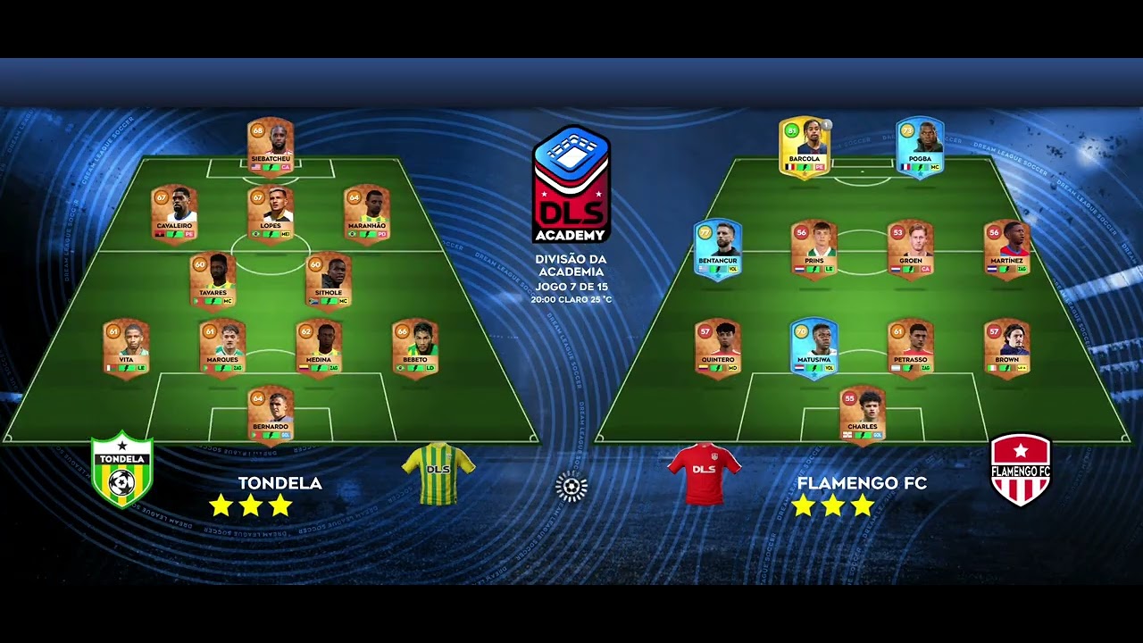 DLS Modo carreira Flamengo FC #2 (joguei contra o Manchester city