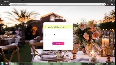 Tutorial Website Jasa wedding Organizer Berbasis Framework Codeigniter