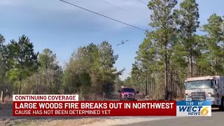 Large fire breaks out in Northwest