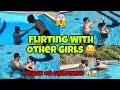 Flirting with other girls in front of girlfriend prank kardiya swati par   naraz hogyi prank