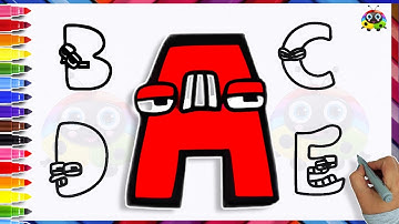 How To Draw Cute Lore ALPHABET | Drawing & Coloring Tutorial For Kids | Easy Art Ideas