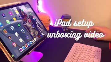 Unboxing Logitech K380 Keyboard and iPad accessories | iPad setup | student study setup