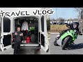 DROVE 13 HOURS to RIDE MOTORCYCLES! ( Winter Vacation 2022 ) The Combo Kids