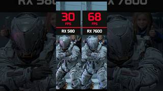 RX 580 vs 6600 vs 7600 on PRAGMATA #shorts