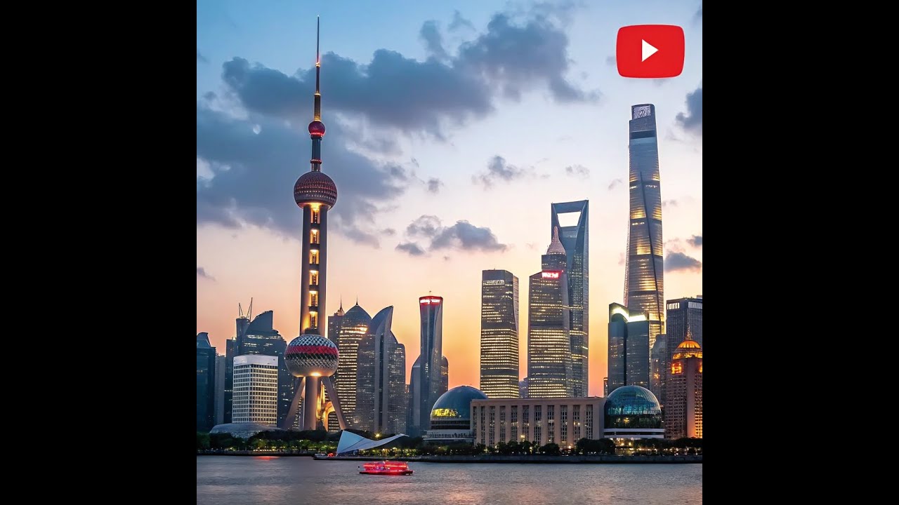 Beautiful Shanghai Skyline China Iconic beauty