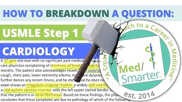 How to Breakdown a Question | USMLE Step 1 | Cardiology