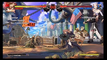 GGXrd 1.1- Slayer Midscreen CH 6P Combos w/ Tension (Notes in Description)