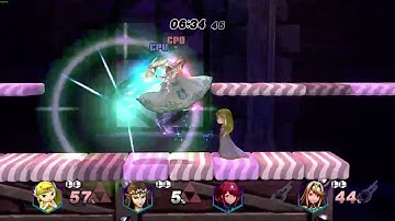 [Request] CPU Battles - Toon Zelda, Zelda vs Pyra, Mythra - Ghost House (PM EX Remix)