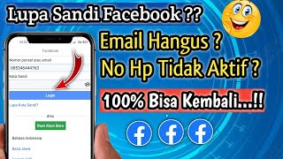 Cara Mengatasi Lupa Kata Sandi Facebook Tanpa Email Dan Nomor Hp | Mudah Banget