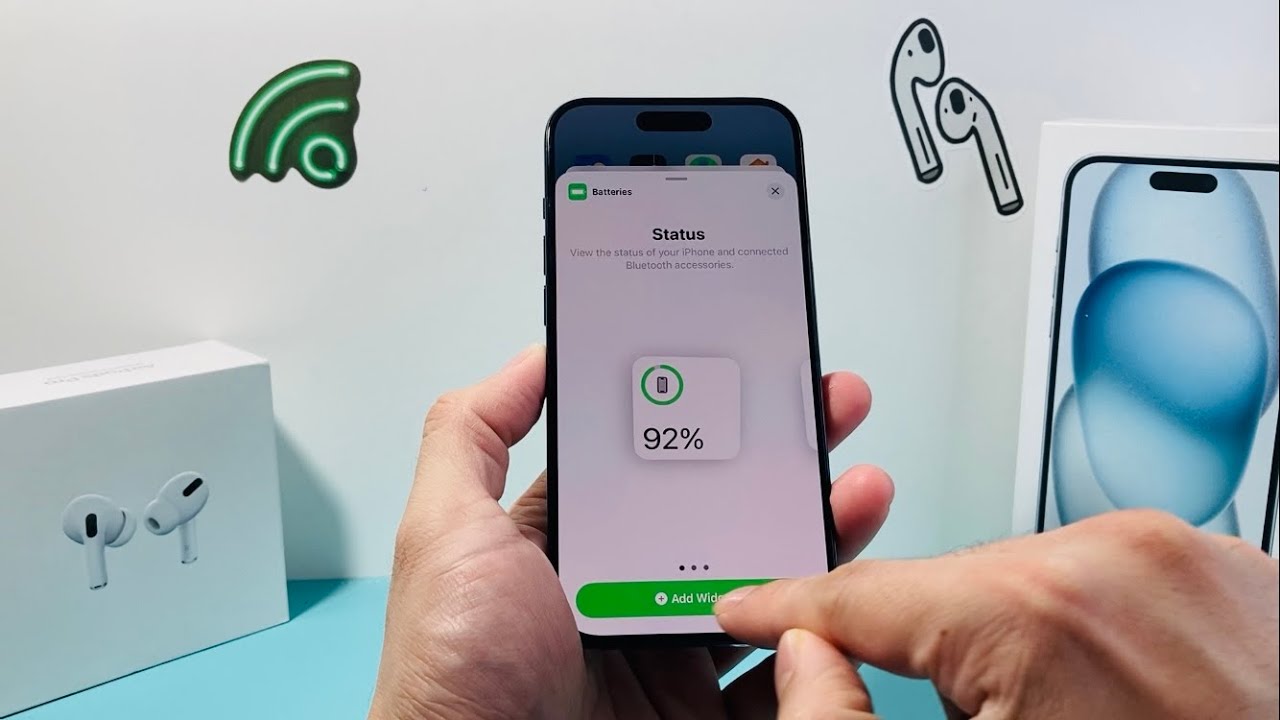 How To Add Battery Widget On IPhone YouTube