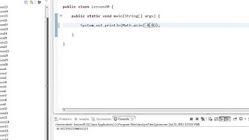 Mastering Java Programming 2 (Section 20 -aSin, aCos, and aTan)
