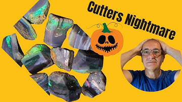 Mastering the Art of Cutting the Most Difficult Dark Opal Rough