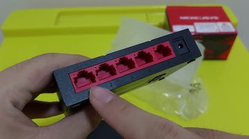 SWITCH HUB MERCUSYS MS105G | UNBOXING-RESULT