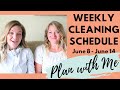 Working Mom Weekly Plan with Me | June 8 - June 14