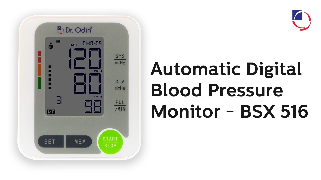 Dr. Odin Blood Pressure Machine BSX516 with USB Support YouTube