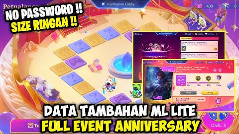 Data Open Full Event Anniversary | Data Tambahan Full Event Terbaru