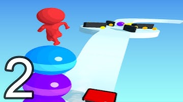 Stack Rider Gameplay Walkthrough Part 2 All Levels (Android, Ios)