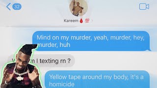 YNW Melly - Mind On My Murder Lyric Prank On My Brother 😈🐍 (MUST WATCH 😱)