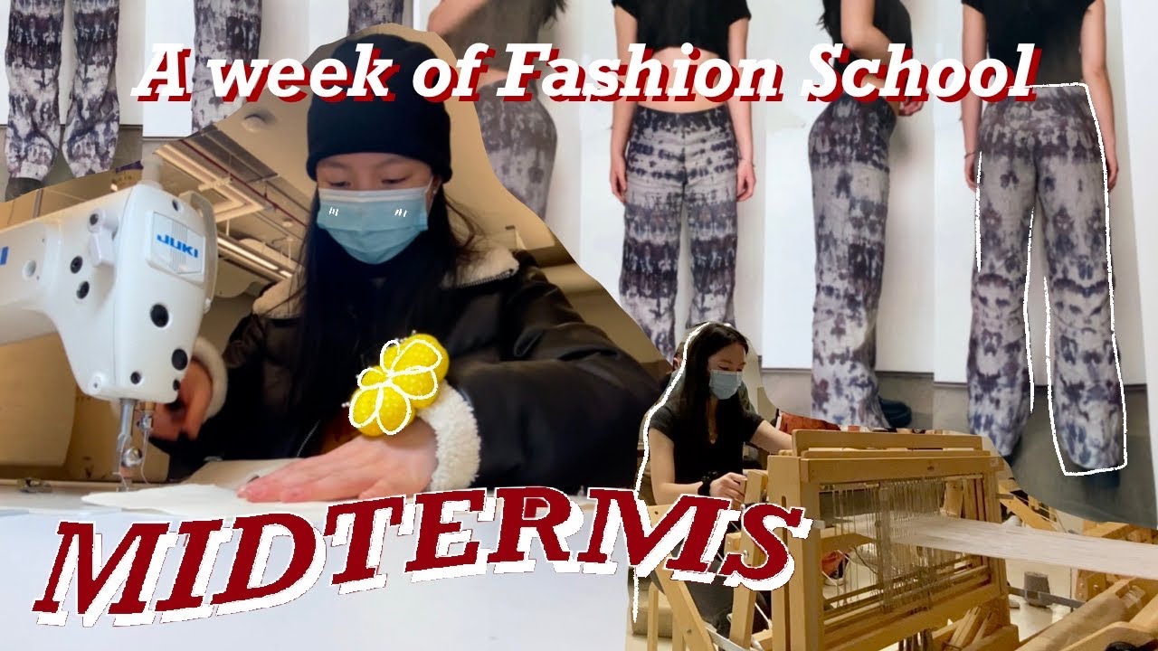 midterms week in fashion school | NYC fashion student, Parsons fashion school vlog